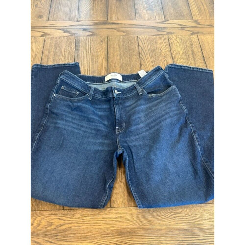 Hollister High-Rise Straight Jeans – Long – Dark Wash - Picture 3 of 5